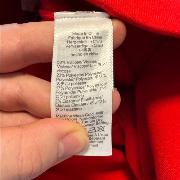 J. Crew Delaney kickout sweater pant in Red - Picture 10 of 11